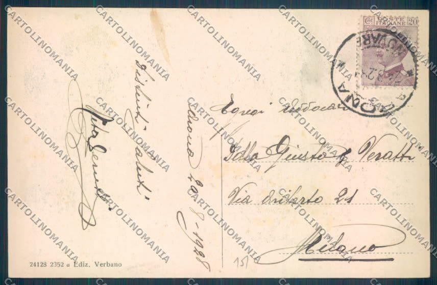 Novara Arona cartolina ZB1405 – retro