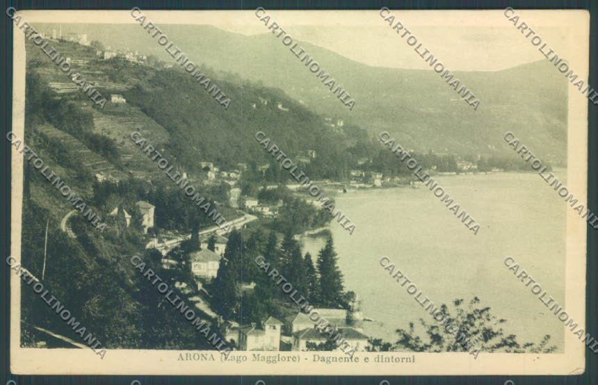 Novara Arona cartolina ZB1406 – fronte