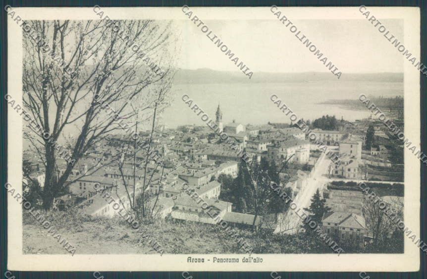 Novara Arona cartolina ZB1409 – fronte