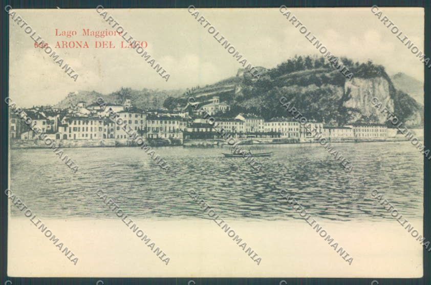 Novara Arona cartolina ZB1411 – fronte