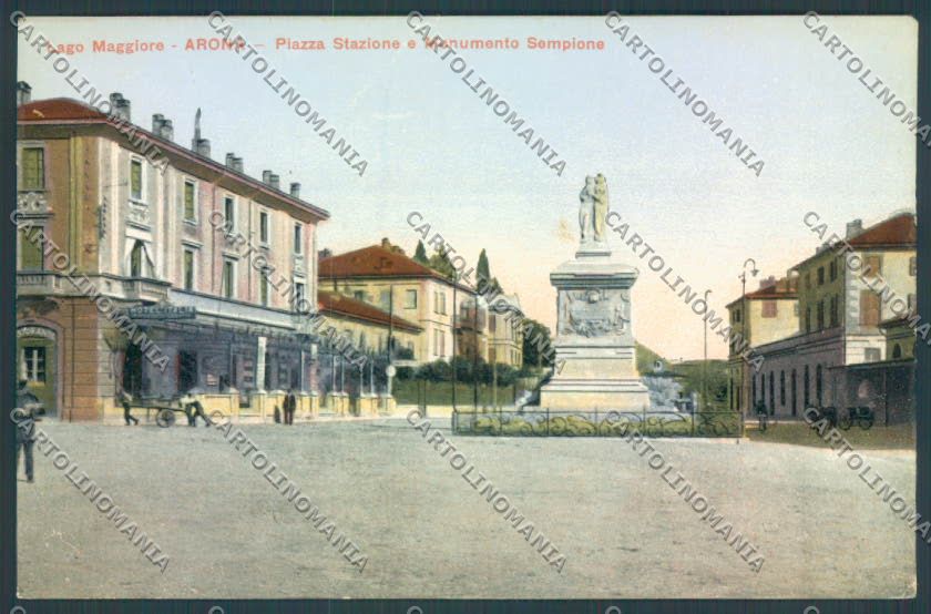 Novara Arona PIEGA cartolina ZB1416 – fronte