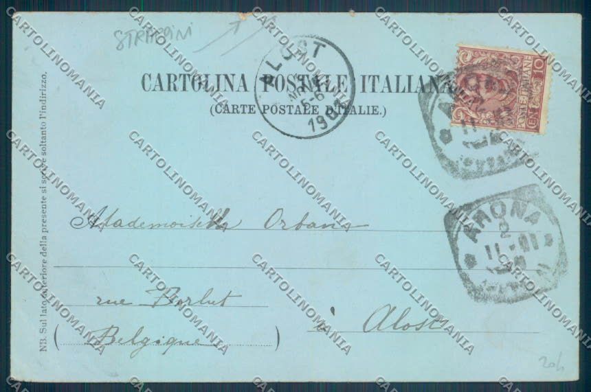 Novara Arona STRAPPINI cartolina ZB1422 – retro