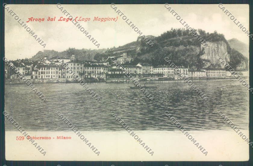 Novara Arona cartolina ZB1423 – fronte
