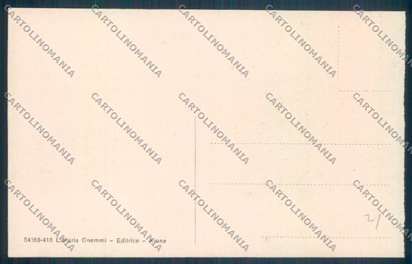 Novara Arona Barca cartolina ZB1426 – retro
