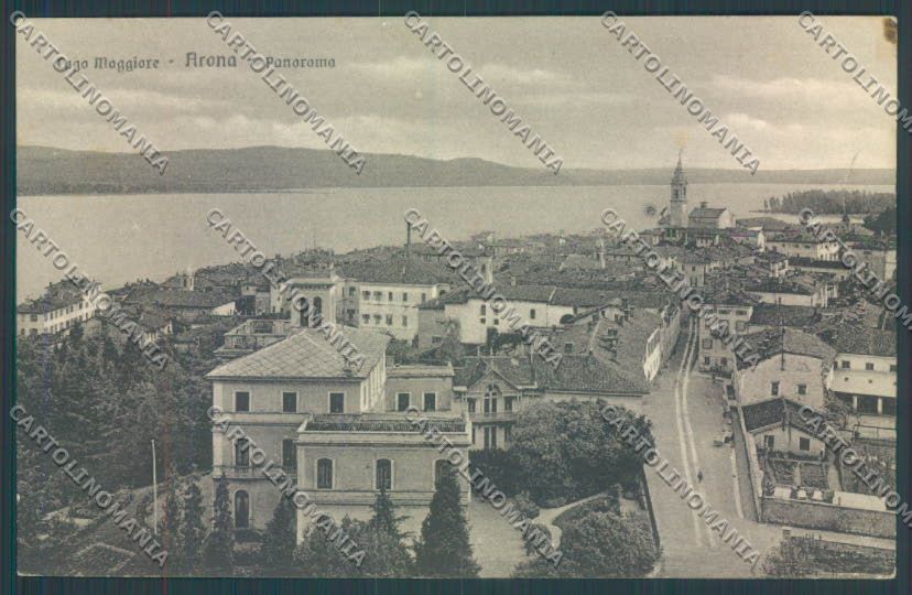 Novara Arona cartolina ZB1433 – fronte