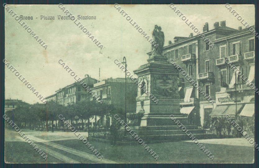 Novara Arona cartolina ZB1435 – fronte