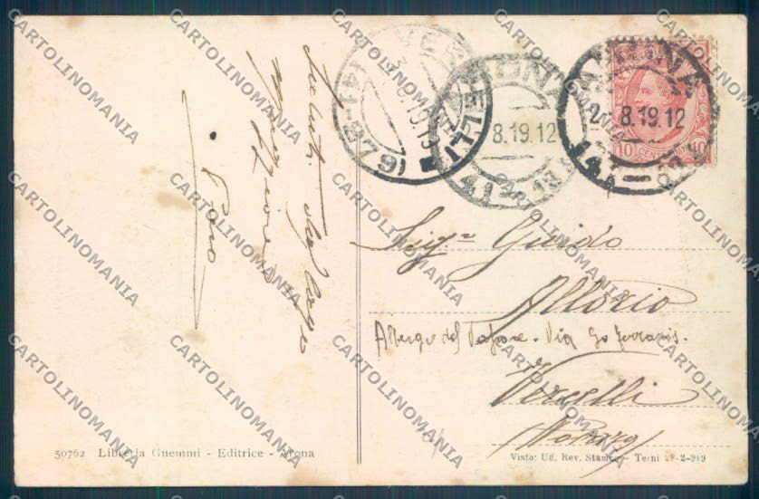 Novara Arona cartolina ZB1435 – retro