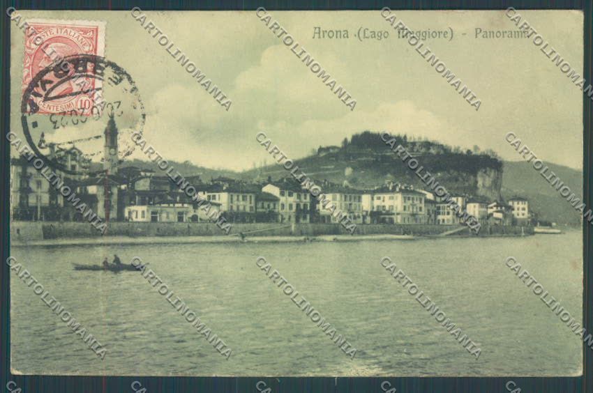 Novara Arona cartolina ZB1440 – fronte