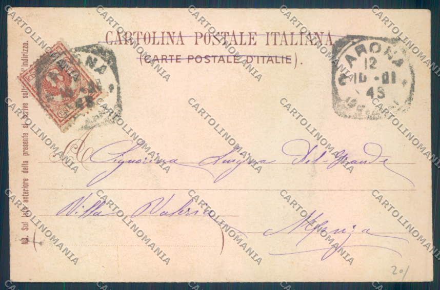 Novara Arona Battello cartolina ZB1444 – retro