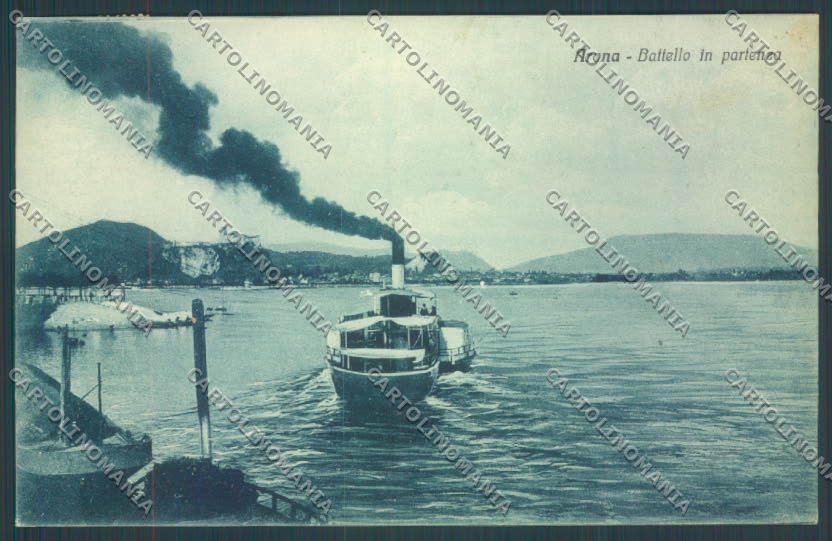 Novara Arona Battello cartolina ZB1445 – fronte