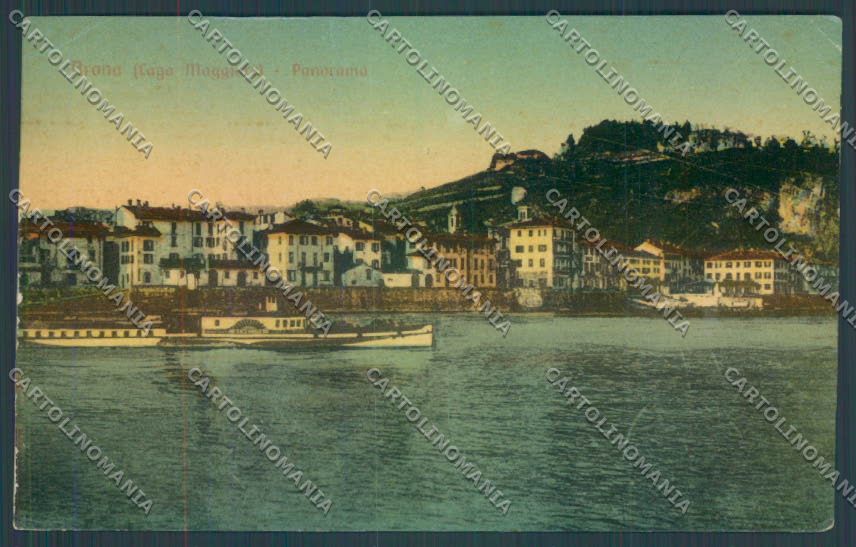 Novara Arona Battello cartolina ZB1447 – fronte