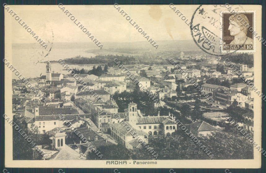 Novara Arona cartolina ZB1451 – fronte