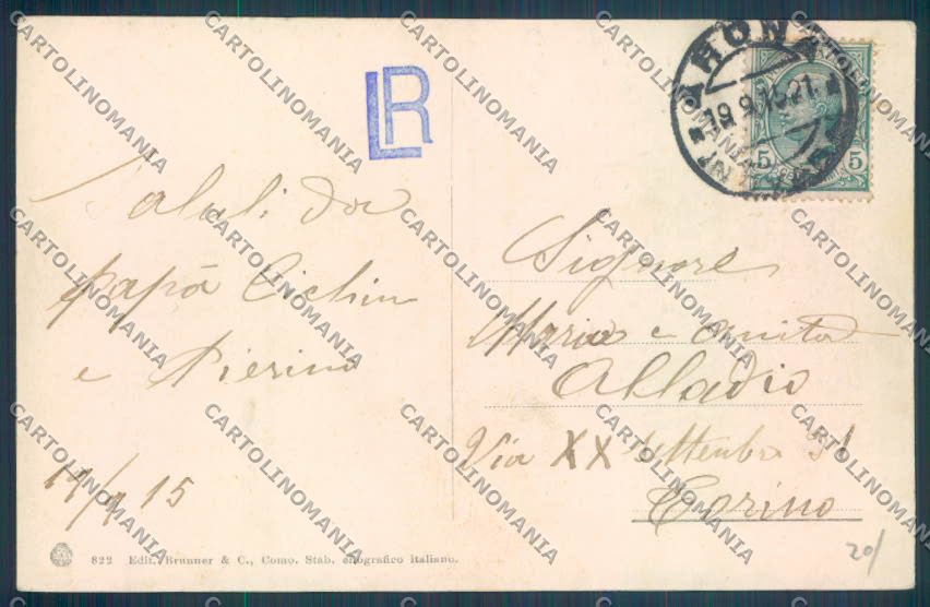 Novara Arona cartolina ZB1454 – retro