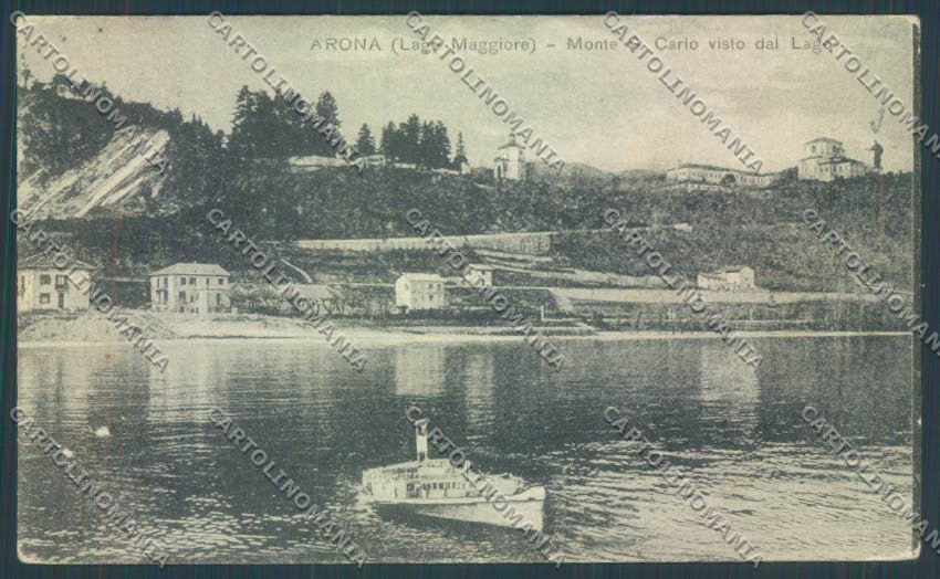 Novara Arona RIFILATA cartolina ZB1456 – fronte