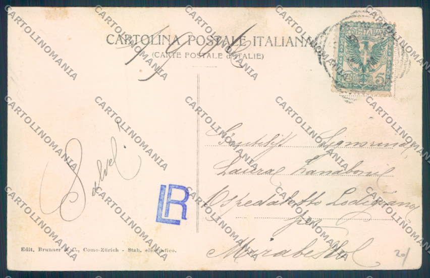Novara Arona cartolina ZB1457 – retro