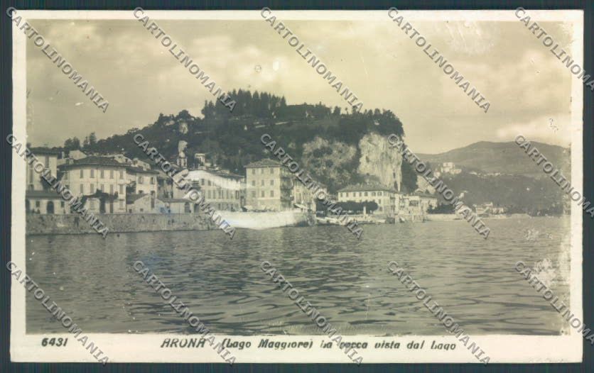 Novara Arona ABRASA Foto cartolina ZB1460 – fronte