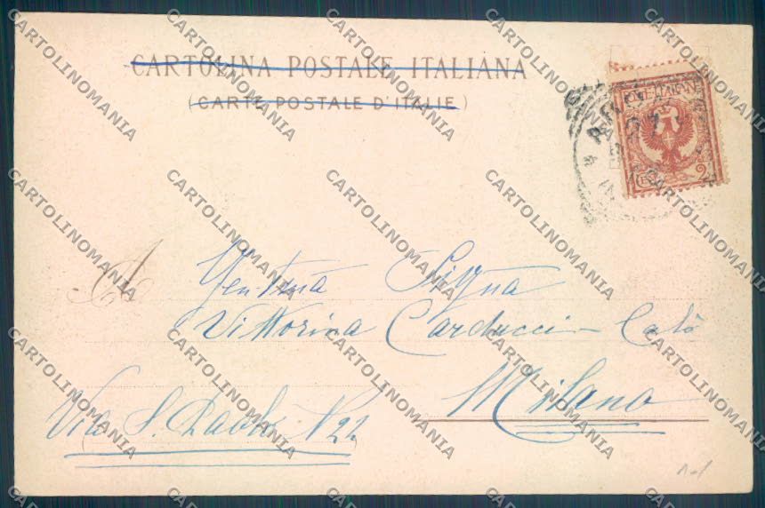 Novara Arona San Carlo cartolina ZB1470 – retro