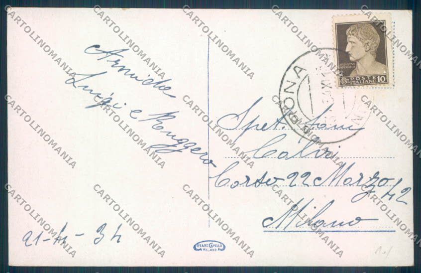Novara Arona San Carlo cartolina ZB1471 – retro