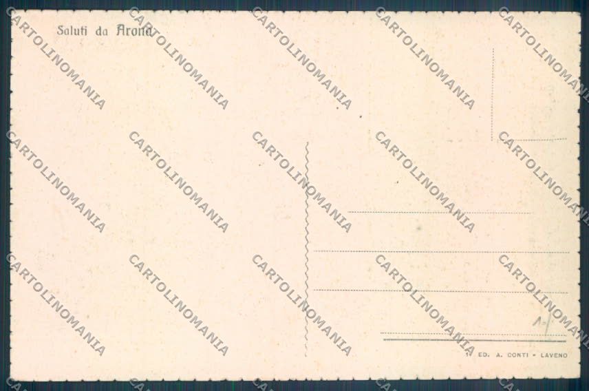 Novara Arona San Carlo cartolina ZB1473 – retro