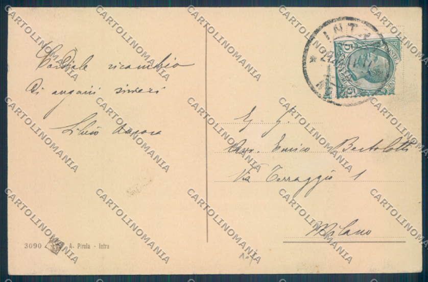 Novara Arona San Carlo cartolina ZB1479 – retro