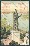 Novara Arona San Carlo cartolina ZB1481 – fronte