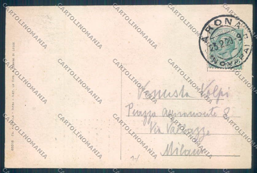 Novara Arona San Carlo cartolina ZB1485 – retro