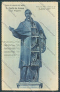 Novara Arona San Carlo PIEGA cartolina ZB1494 – fronte