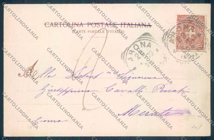 Novara Arona San Carlo cartolina ZB1502 – retro