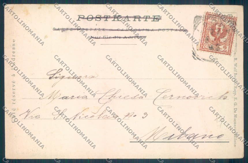 Novara Arona San Carlo cartolina ZB1504 – retro
