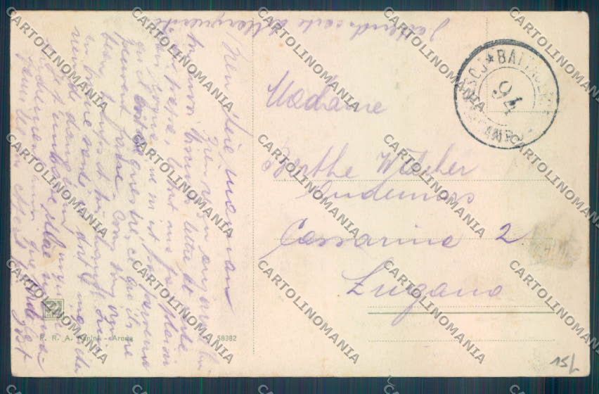 Novara Arona Dagnente cartolina ZB1518 – retro