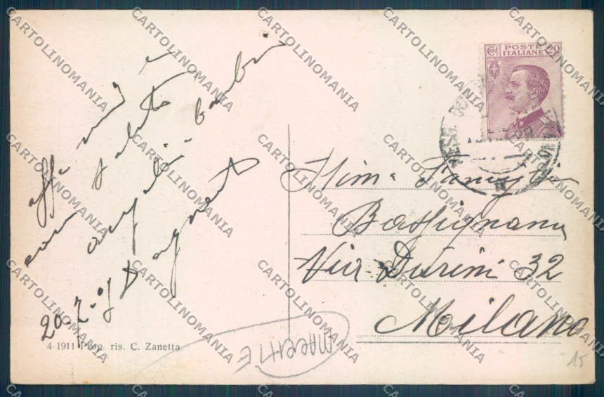 Novara Arona Dagnente MACCHIE cartolina ZB1538 – retro