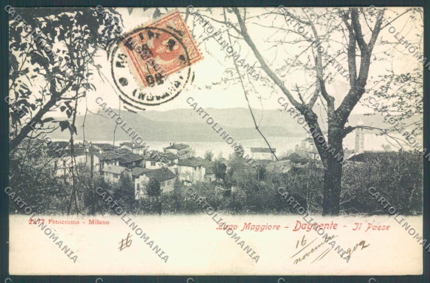 Novara Arona Dagnente cartolina ZB1539 – fronte