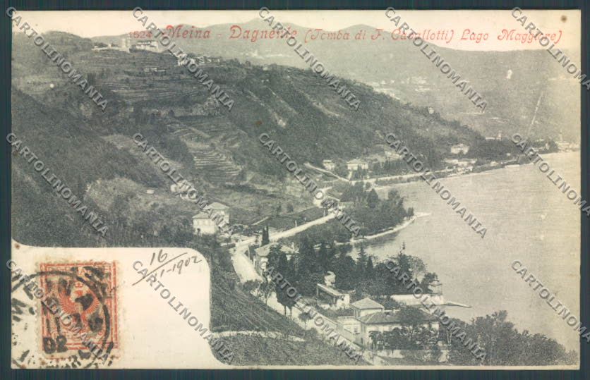 Novara Arona Dagnente cartolina ZB1542 – fronte