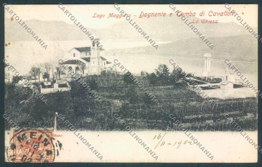 Novara Arona Dagnente cartolina ZB1543 – fronte