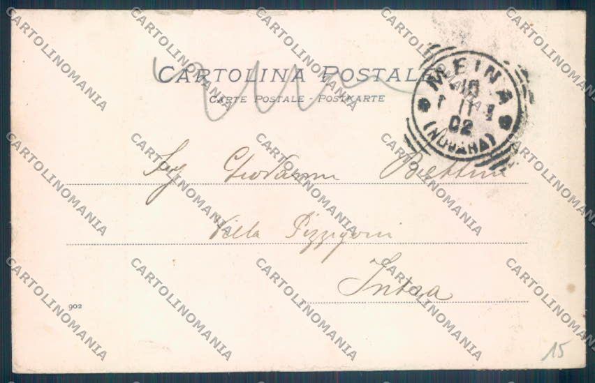 Novara Arona Dagnente cartolina ZB1543 – retro