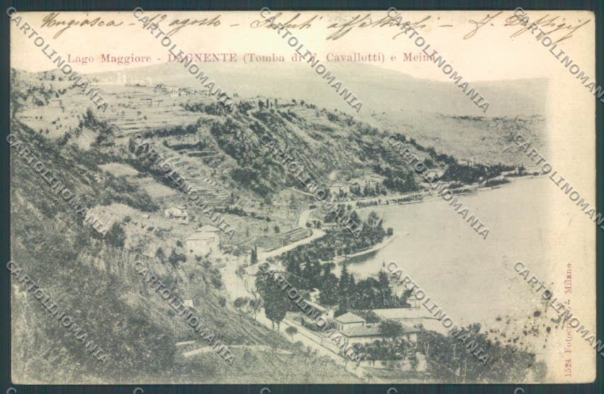 Novara Arona Dagnente PIEGHE cartolina ZB1544 – fronte
