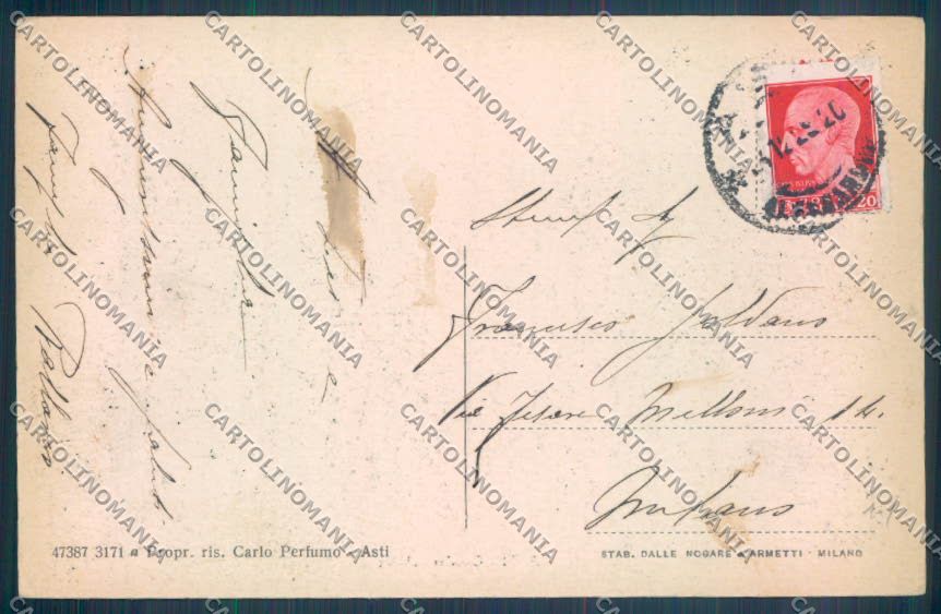 Asti Città cartolina ZB1564 – retro
