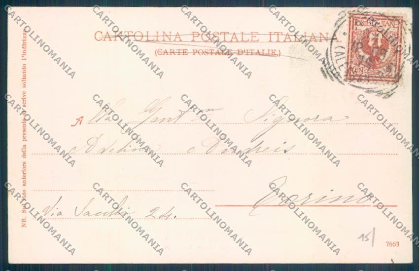 Asti Città cartolina ZB1572 – retro