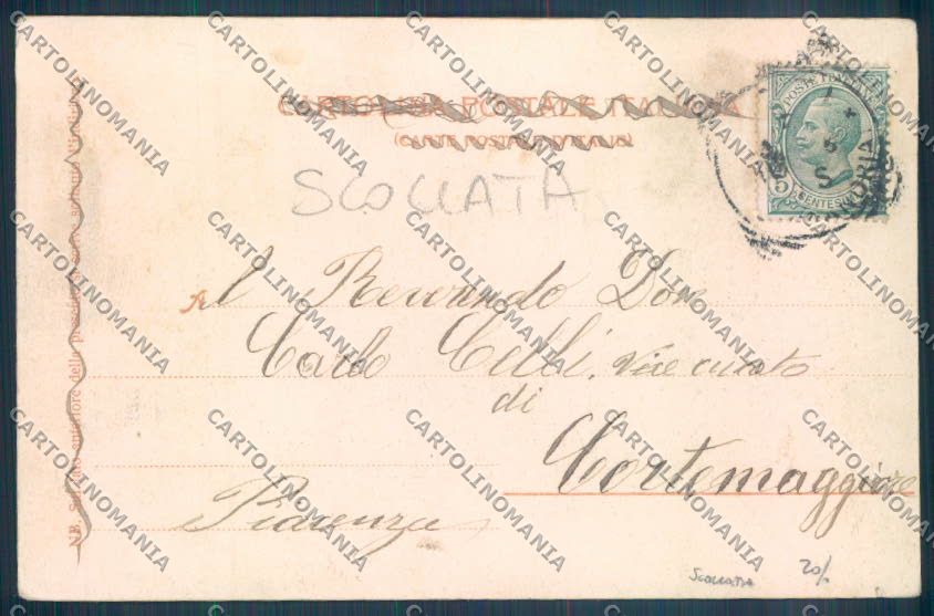 Asti Città SCOLLATA cartolina ZB1584 – retro