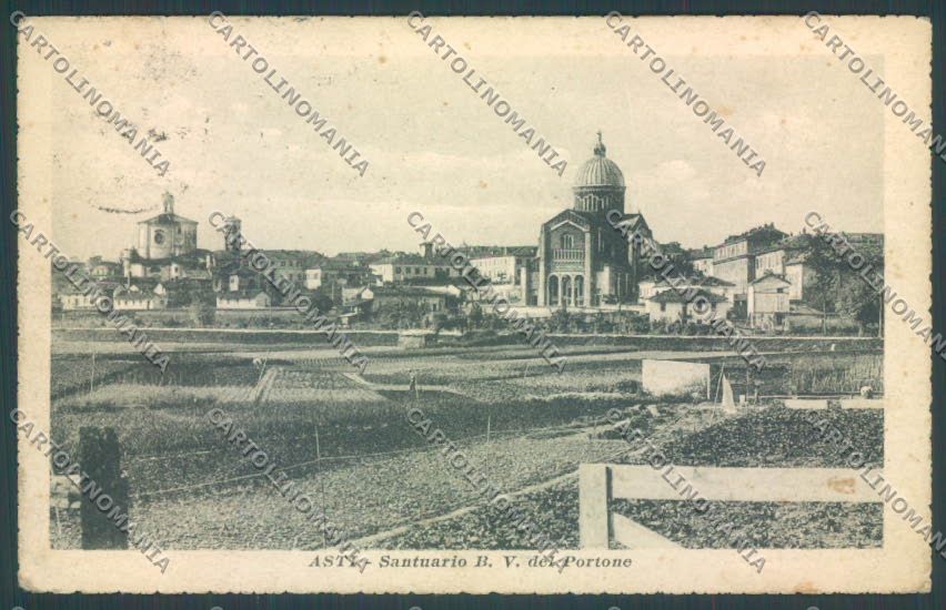 Asti Città ABRASA cartolina ZB1590 – fronte