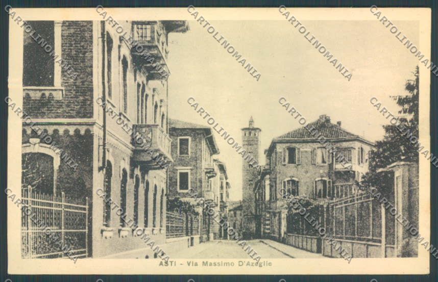 Asti Città TRACCE UMIDO cartolina ZB1600 – fronte