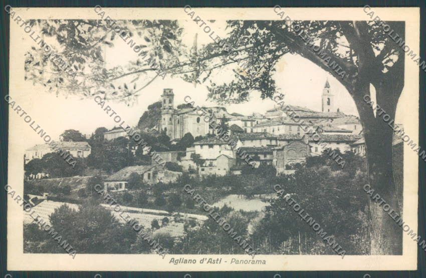 Asti Agliano Terme PIEGA cartolina ZB1614 – fronte