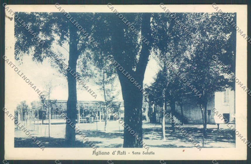 Asti Agliano Terme cartolina ZB1618 – fronte