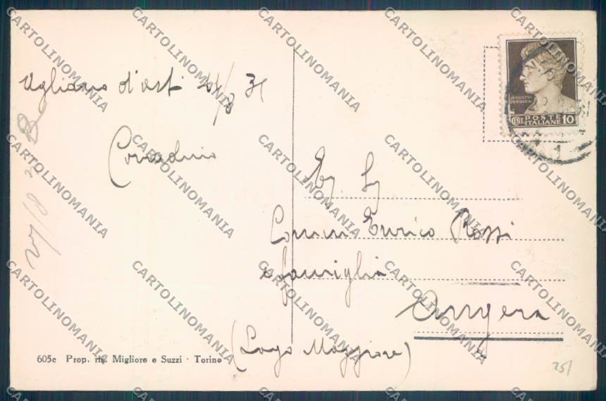 Asti Agliano Terme cartolina ZB1618 – retro