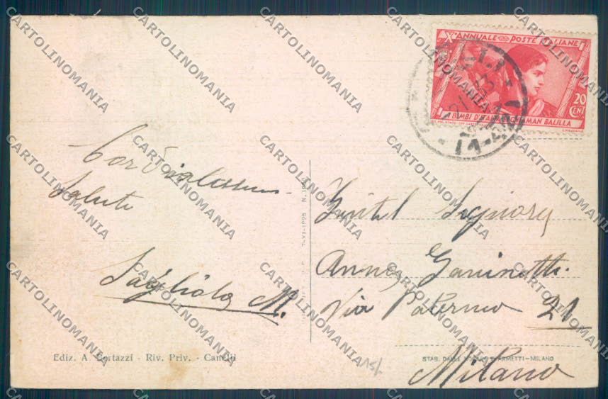 Asti Canelli cartolina ZB1623 – retro