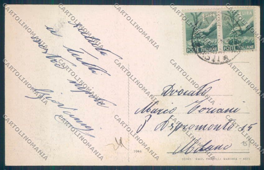 Asti Castagnole delle Lanze cartolina ZB1638 – retro