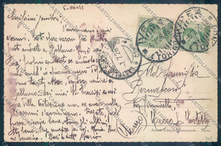 Asti Castelnuovo Don Bosco cartolina ZB1649 – retro