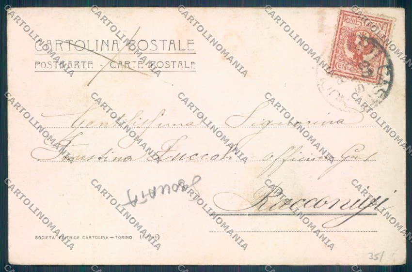 Asti Castelnuovo Don Bosco SCOLLATA cartolina ZB1652 – retro