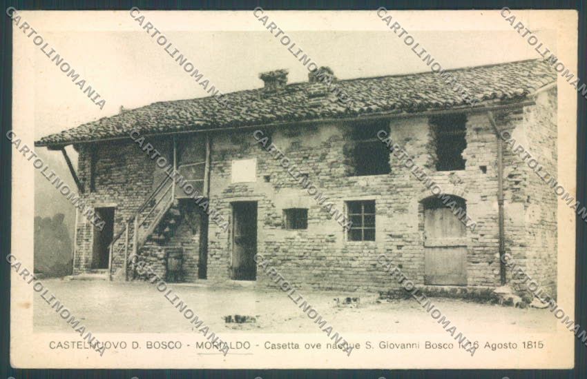 Asti Castelnuovo Don Bosco PIEGA cartolina ZB1653 – fronte