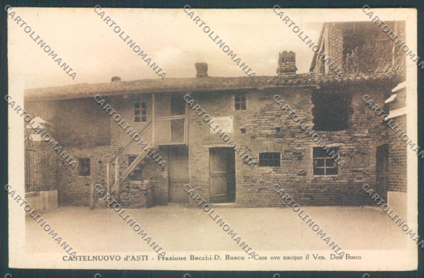 Asti Castelnuovo Don Bosco cartolina ZB1654 – fronte